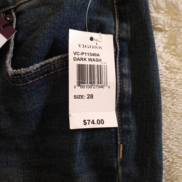 Vigoss Jagger Skinny Jeans👖Sz 28 - NWT - Picture 7 of 9